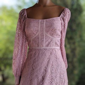Keepsake The Label Women's Sense Princess Sleeve Lace Mini Dress